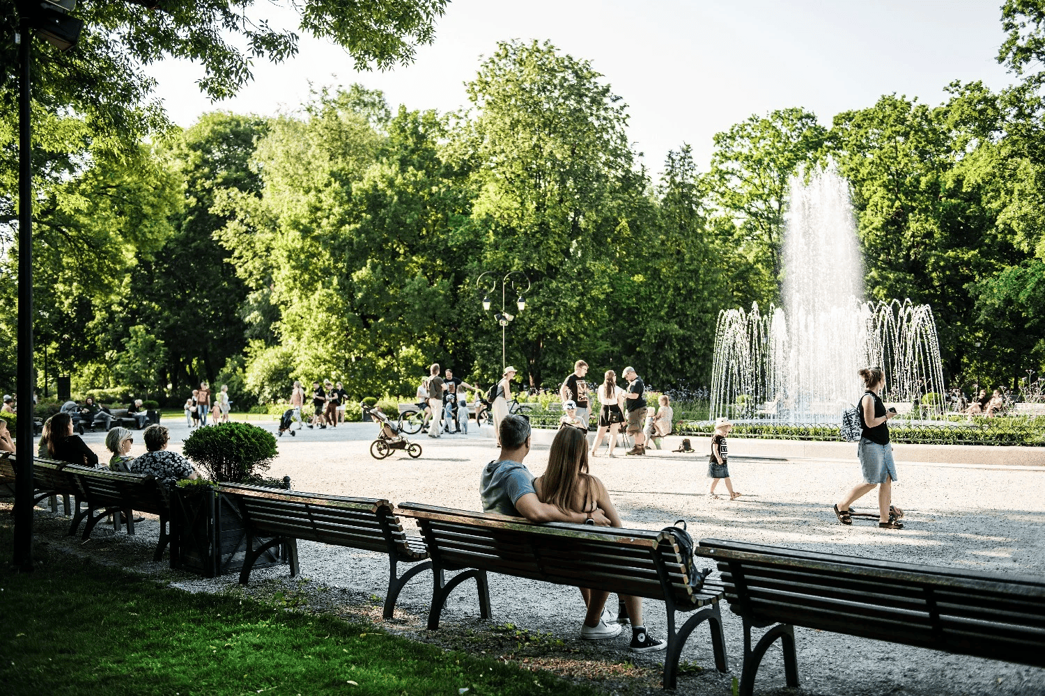Bernardine Garden fountain