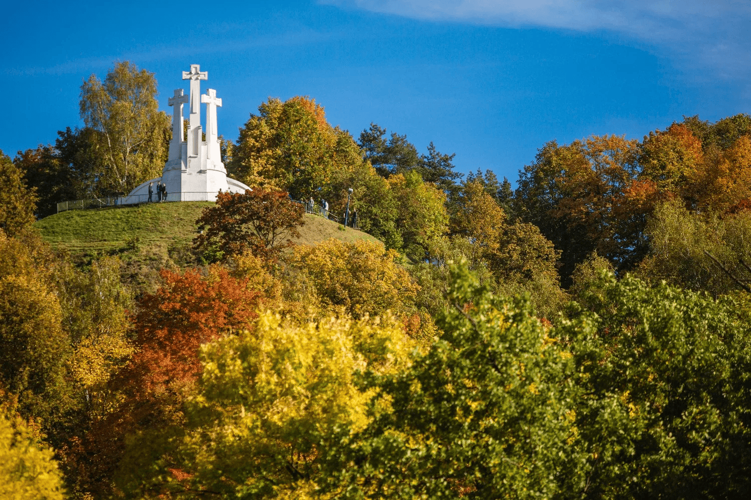 The Hill of Three Crosses view